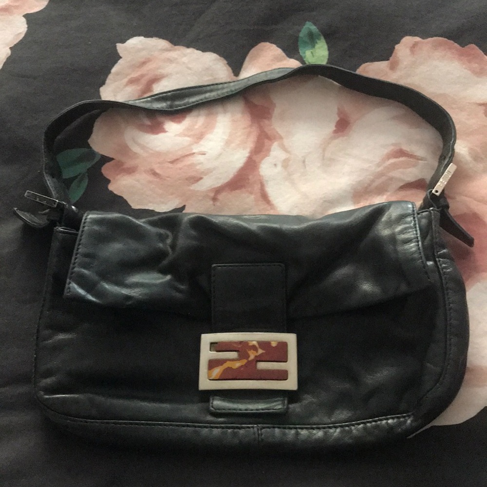 Fendi Baguette in black leather